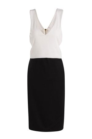 M0157 blackwhite1 Office Evening Dresses maureens.com boutique