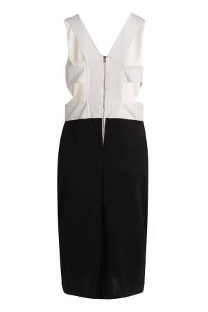 M0157 blackwhite2 Office Evening Dresses maureens.com boutique