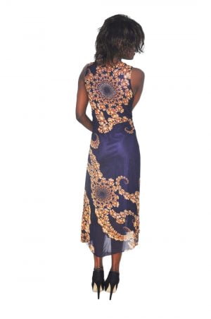 M0167 blue3 Maxi Dresses maureens.com boutique