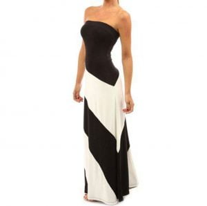 M0168 blackwhite1 Office Evening Dresses maureens.com boutique