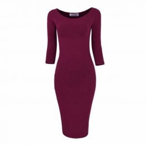 M0172 red1 Long Sleeve Dresses maureens.com boutique