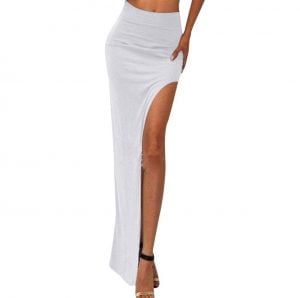 M0182 white1 Maxi Skirts maureens.com boutique