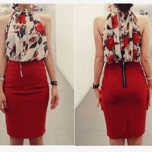 M0216 floralprint1 Blouses Tops Shirts maureens.com boutique