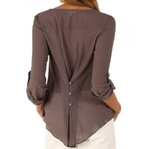 M0225 gray2 Blouses Tops Shirts maureens.com boutique