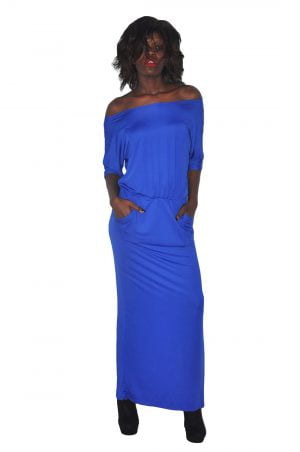 M0229 blue1 Maxi Dresses maureens.com boutique