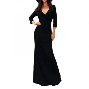 M0230 black1 Long Sleeve Dresses maureens.com boutique