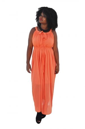 M0247 orange1 Wedding Bridesmaid Dresses maureens.com boutique