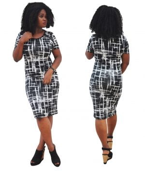 M0280 blackwhite1 Office Evening Dresses maureens.com boutique