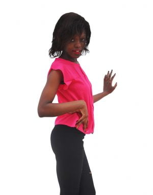 M0284 pink3 High Low Tops Tops Shirts maureens.com boutique
