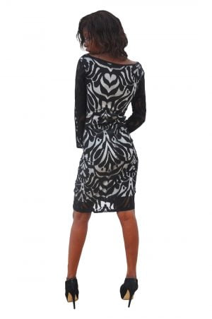 M0287 blackwhite3 Party Dresses maureens.com boutique