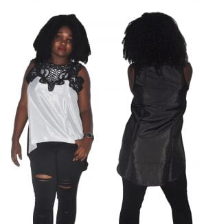 M0289 blackwhite1 Tops Covers Tops Shirts maureens.com boutique