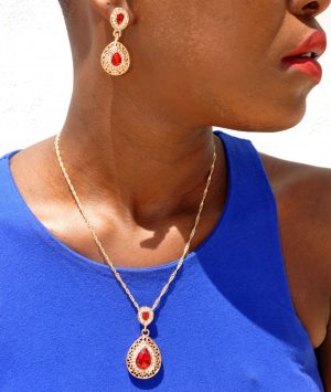 M0304 red6 Jewelry Accessories Jewelry Sets maureens.com boutique