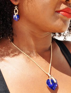 M0314 blue5 Jewelry Accessories Jewelry Sets maureens.com boutique