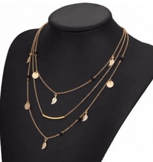 M0315 gold 5sty1 Jewelry Accessories Necklaces Chokers maureens.com boutique