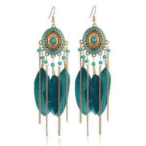 M0316 green1 Jewelry Accessories Earrings maureens.com boutique