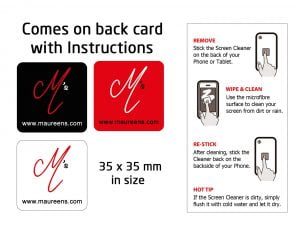 Screen Cleaner back cover maureens.com