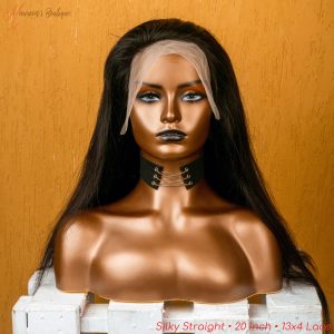Silky Straight 13x4 human hair wig 20 inch maureens.com 1