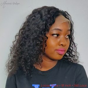 maureens.com Loose Wave human hair wig 18 inch 360 2